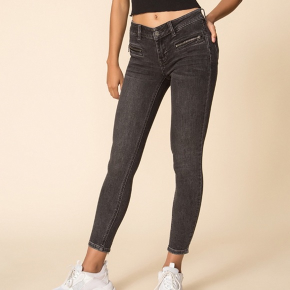 Free People Washed Out Black Jeans - Picture 1 of 5